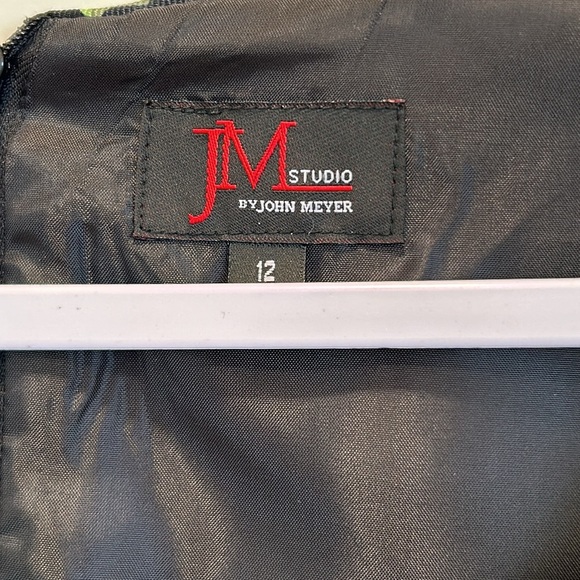 JM Studio by John Meyer NWT AllOccasion or Cocktail Black Floral Dress sz.12 NWT - Picture 6 of 13